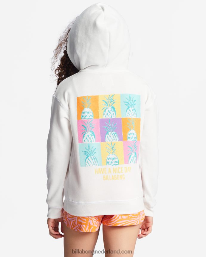 Billabong meisjes 4-16 hallo zonneschijn-hoodiezout kristal 4D20H2696