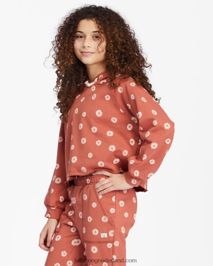 Billabong meisjes altijd capuchonzoete chocolade 4D20H2791