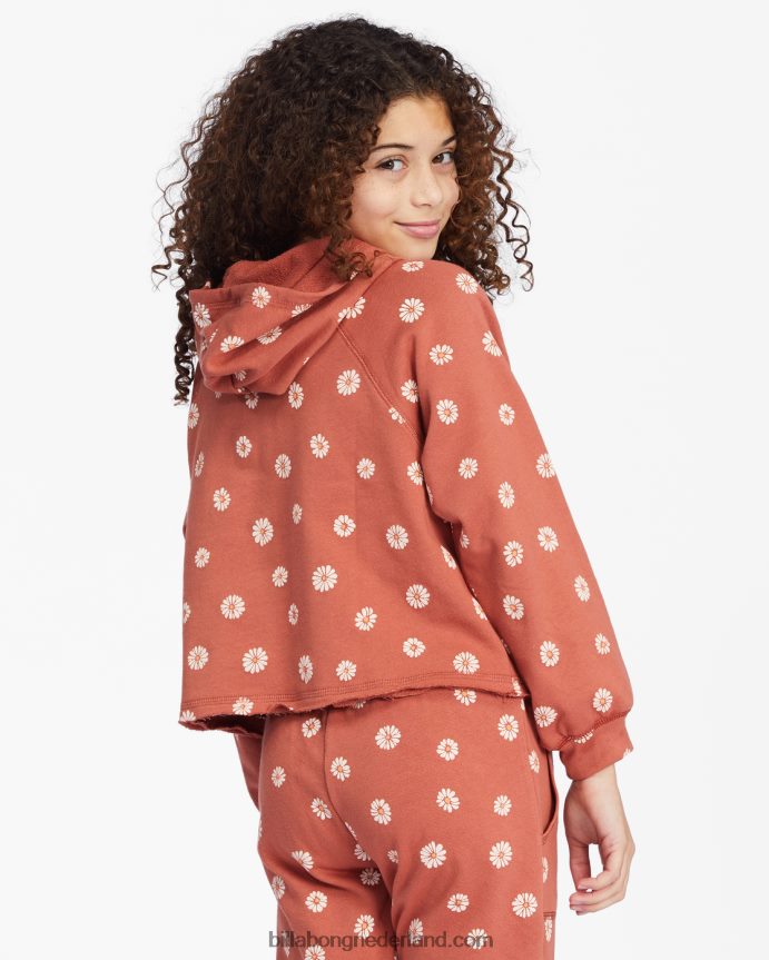 Billabong meisjes altijd capuchonzoete chocolade 4D20H2791