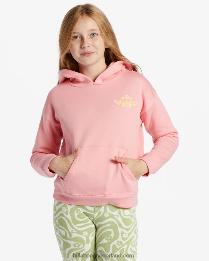 Billabong meisjes neem goede zorg hoodieflamingo 4D20H2655
