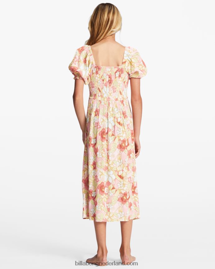 Billabong meisjes 4-16 lente midi-jurkroze knipoog 4D20H2799