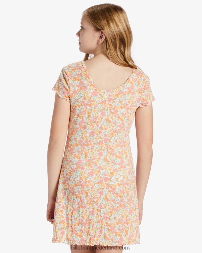 Billabong meisjes gewoon schattig t-shirt jurkjemulti 4D20H2635
