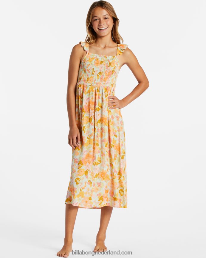 Billabong meisjes veel leuke midi-jurkzeespray 4D20H2611