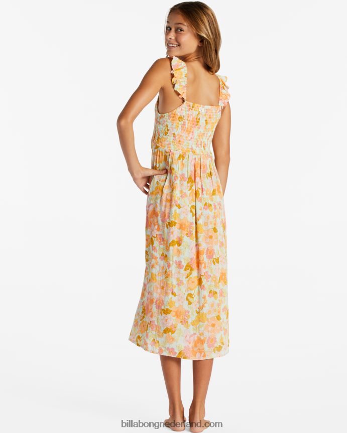 Billabong meisjes veel leuke midi-jurkzeespray 4D20H2611