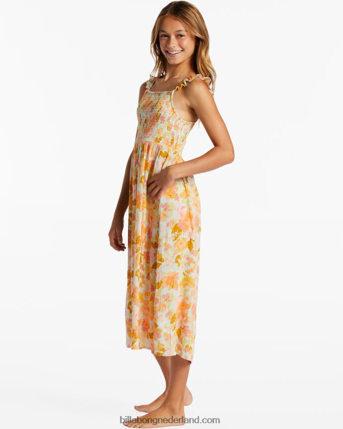 Billabong meisjes veel leuke midi-jurkzeespray 4D20H2611