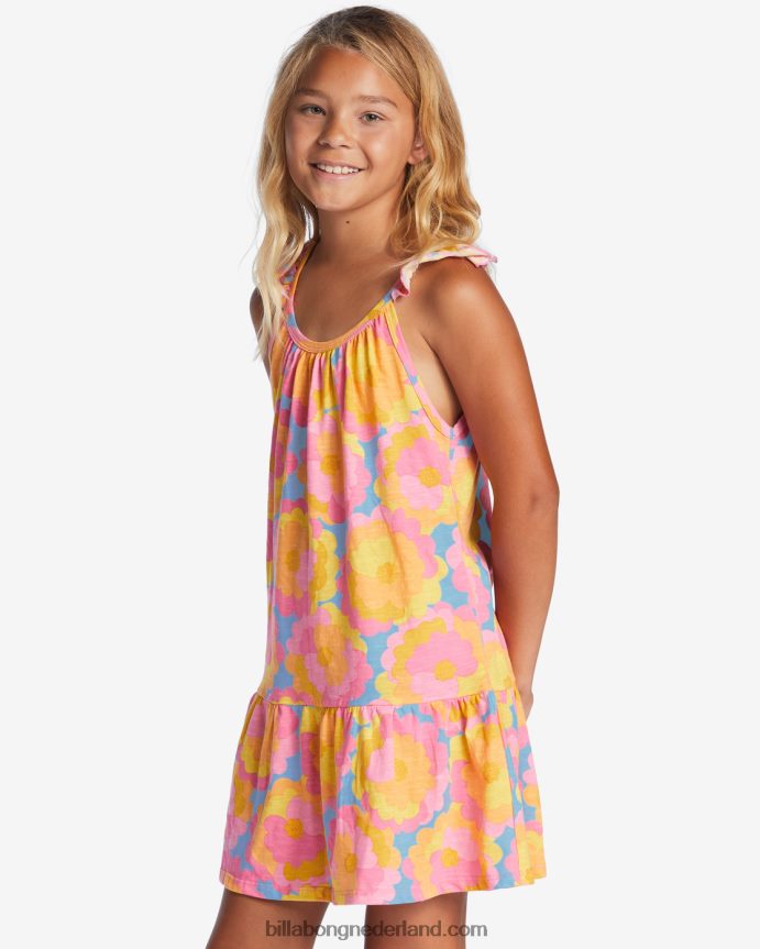 Billabong meisjes zandkastelen strappy jurkzomerse hemel 4D20H2661