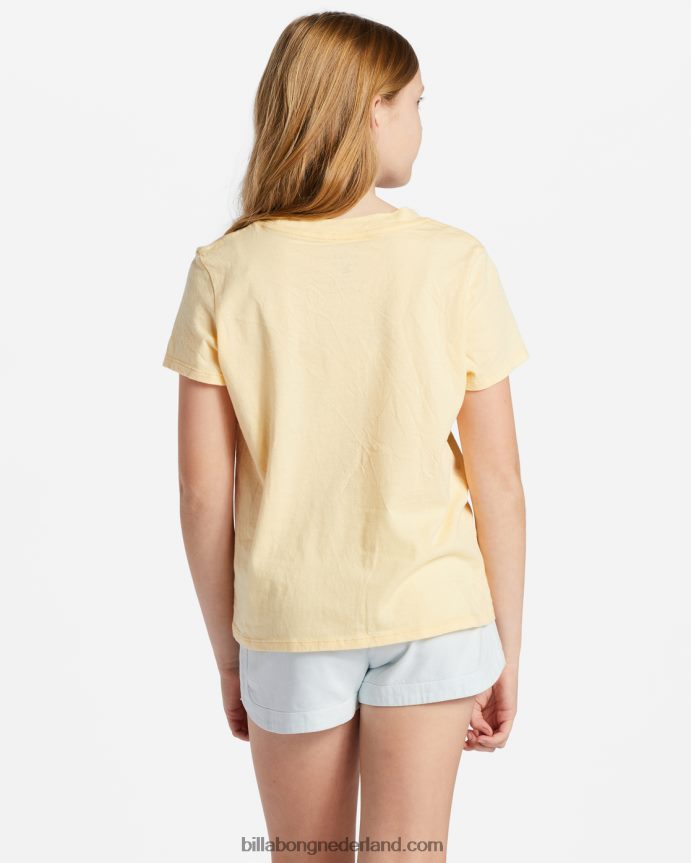 Billabong meisjes mad for you korte broek met elastische taillelichte chambray 4D20H2601