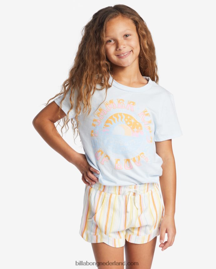 Billabong meisjes mad for you korte broek met elastische taillemulti 4D20H2778