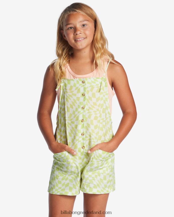 Billabong meisjes wavewatch jr rompertjelichte limoen 4D20H2752