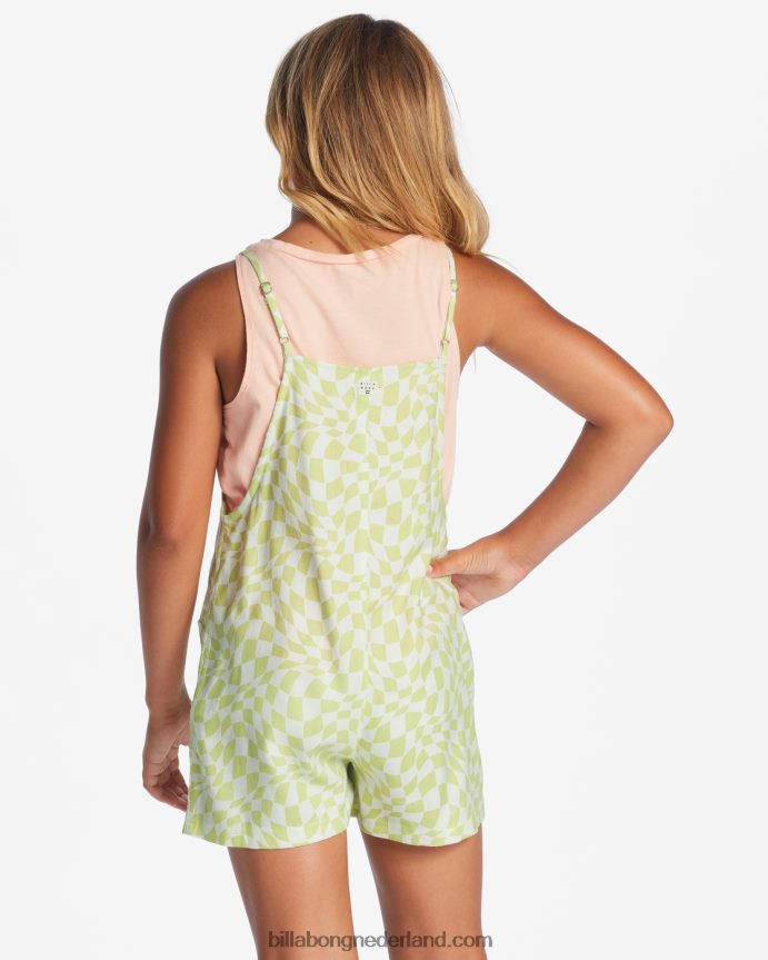 Billabong meisjes wavewatch jr rompertjelichte limoen 4D20H2752