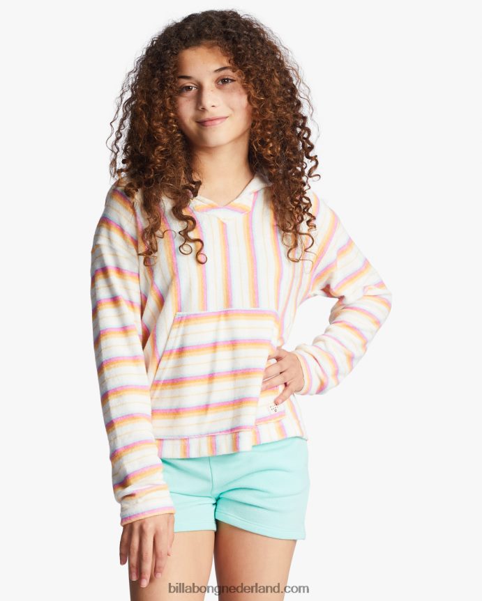 Billabong meisjes 4-16 baja mini-sweatshirtvrolijk roze 4D20H2785