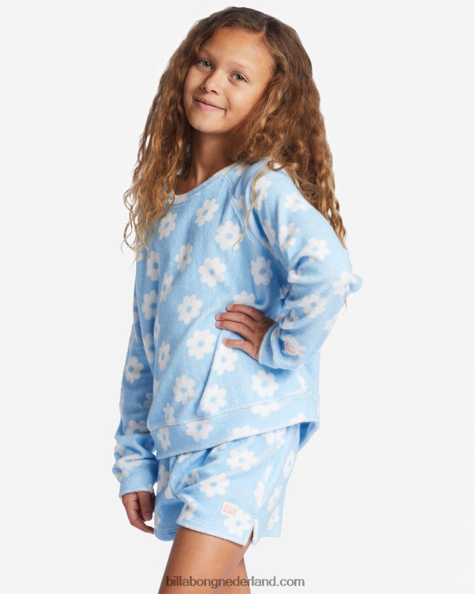 Billabong meisjes surfbreak sweatshirtdenim 4D20H2646