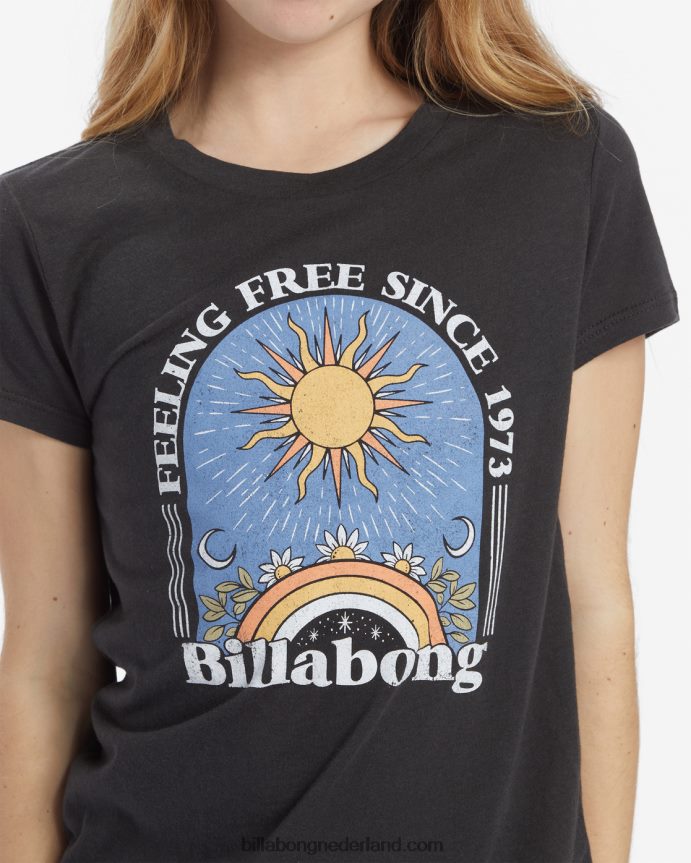 Billabong meisjes dagdroom scène t-shirtuit zwart 4D20H2676