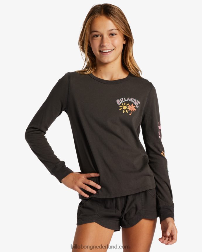 Billabong meisjes zonneclub t-shirtuit zwart 4D20H2634