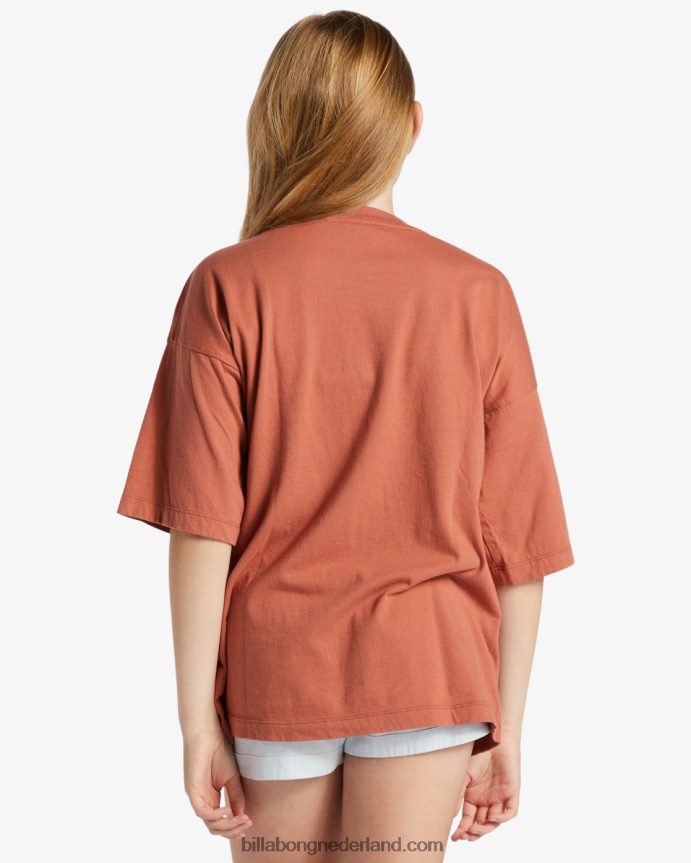 Billabong meisjes zonneschijn rozen t-shirtzoete thee 4D20H2637