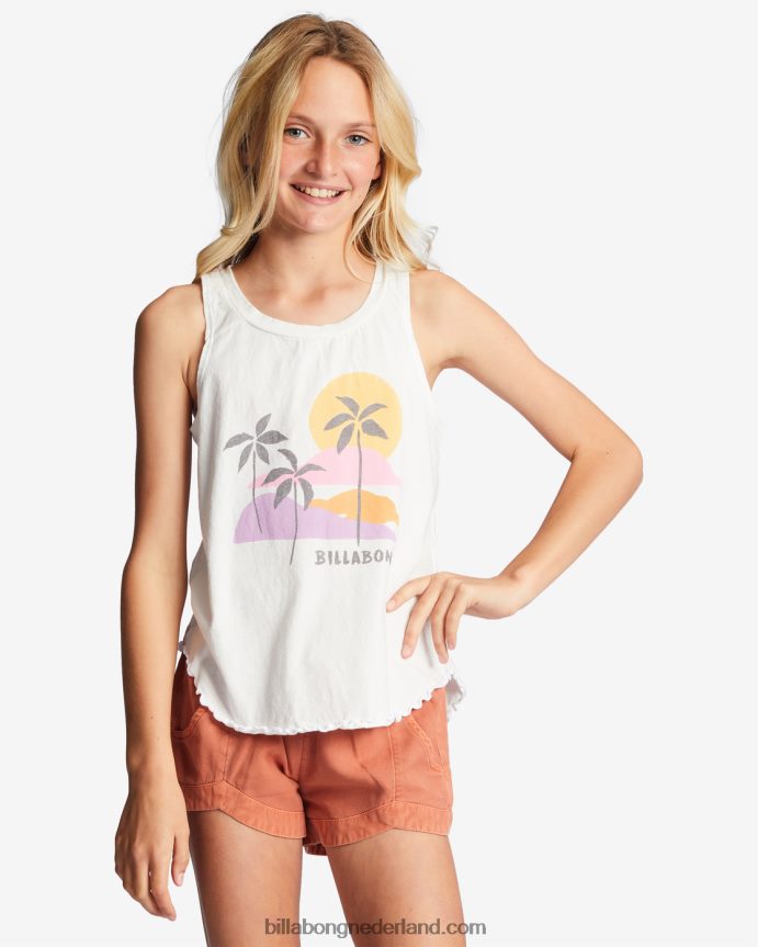 Billabong meisjes 4-16 zonaanbidders tanktopzout kristal 4D20H2717
