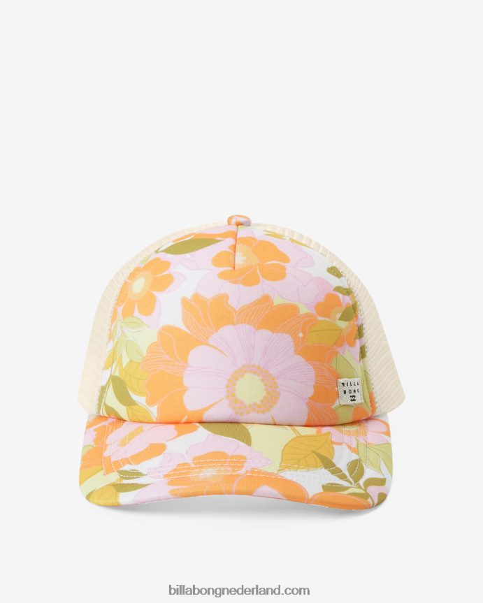 Billabong vrouwen erfenis mashup vrachtwagenchauffeurpetsinaasappelschil 4D20H2394