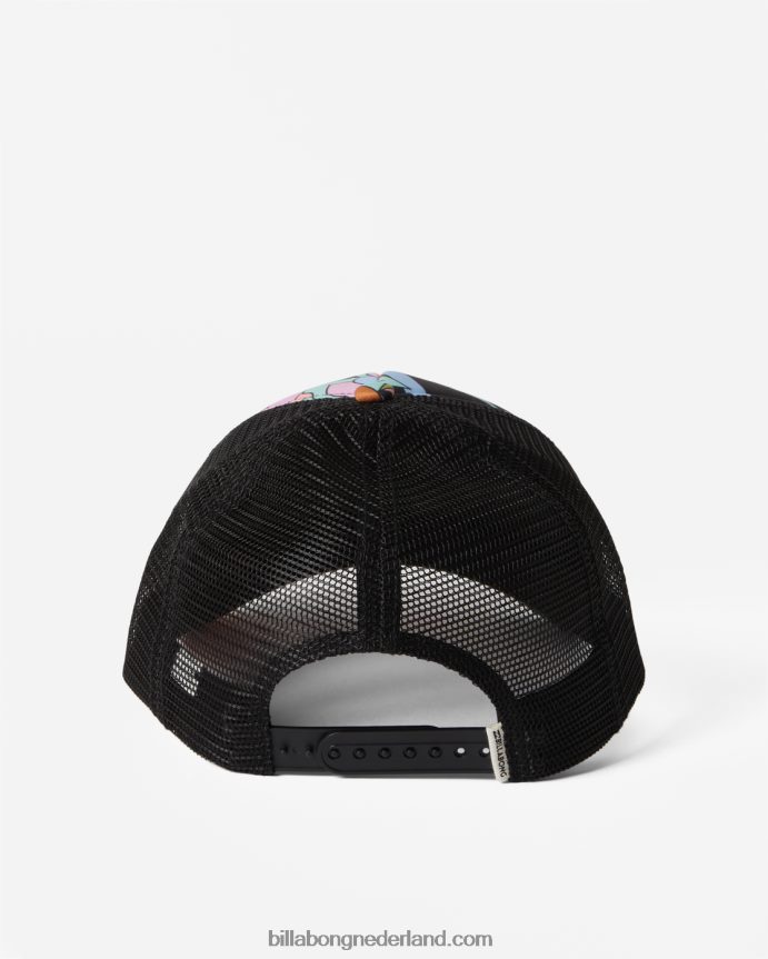 Billabong vrouwen erfenis mashup vrachtwagenchauffeurpetzwart 4D20H2389