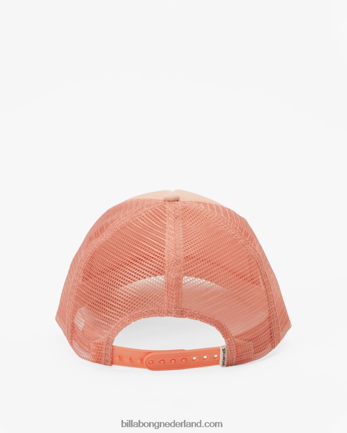 Billabong vrouwen over golven trucker petzacht en perzikachtig 4D20H2488