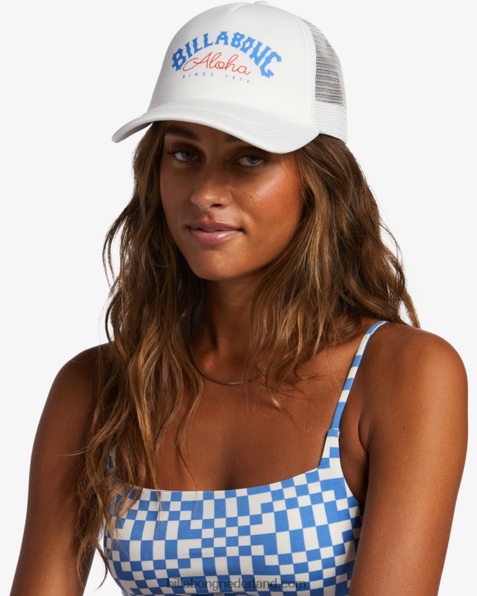 Billabong vrouwen over golven trucker petzout kristal 4D20H2390