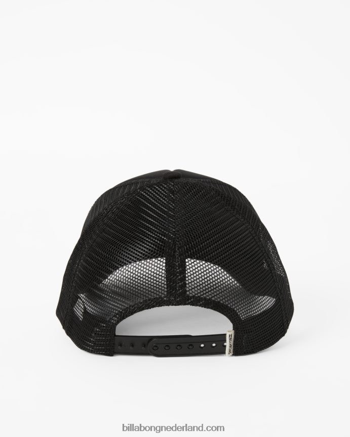 Billabong vrouwen over golven trucker petzwart zand 4D20H2421