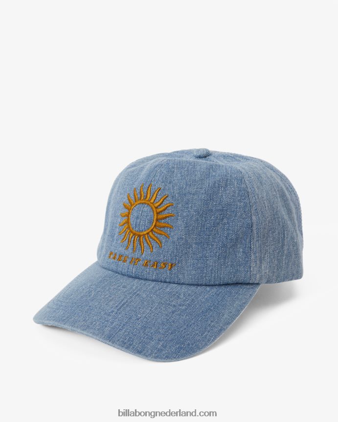 Billabong vrouwen vader cap strapback hoedecht blauw 4D20H2476