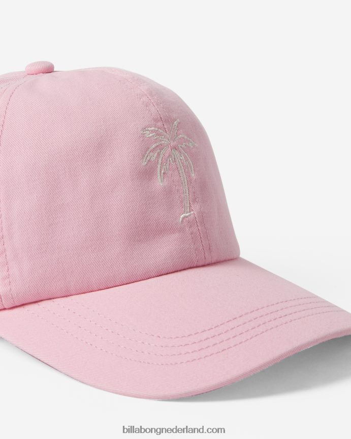 Billabong vrouwen vader cap strapback hoedlichtroze paden 4D20H2406