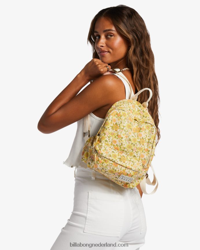 Billabong vrouwen mini mama canvas rugzakhoningbij 4D20H2397