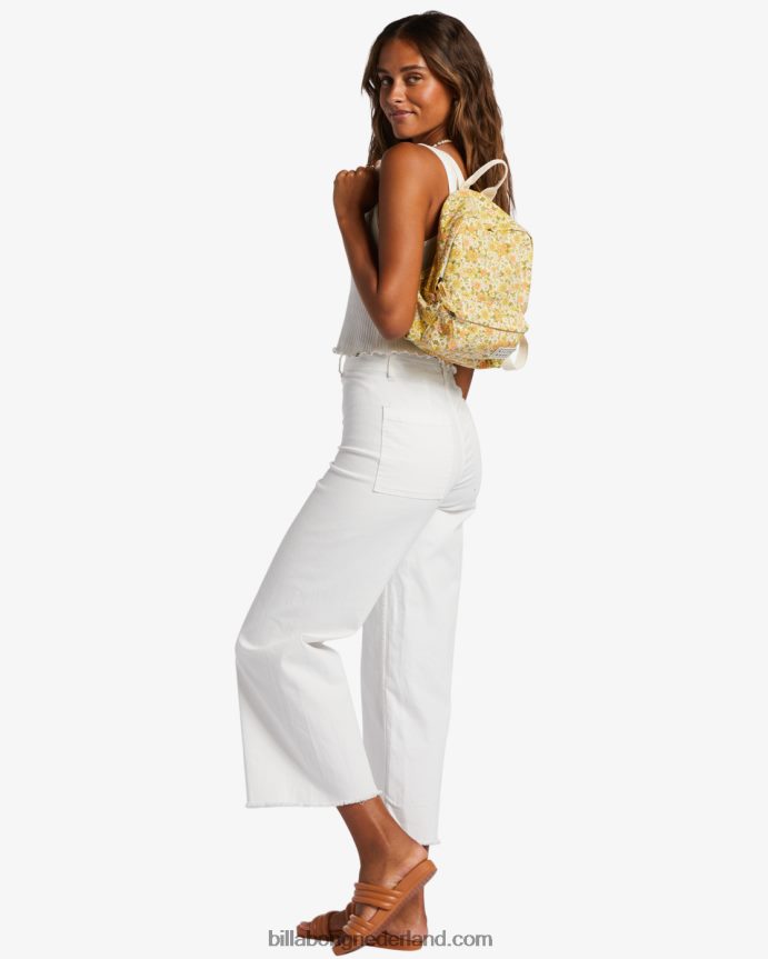 Billabong vrouwen mini mama canvas rugzakhoningbij 4D20H2397