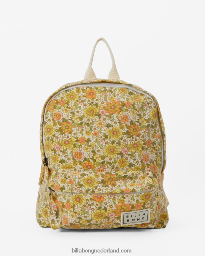 Billabong vrouwen mini mama canvas rugzakhoningbij 4D20H2397