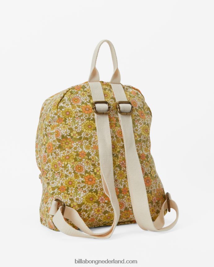 Billabong vrouwen mini mama canvas rugzakhoningbij 4D20H2397