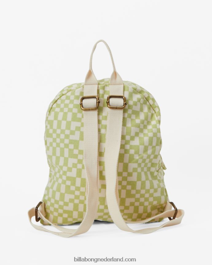 Billabong vrouwen mini mama canvas rugzaklichte limoen 4D20H2403