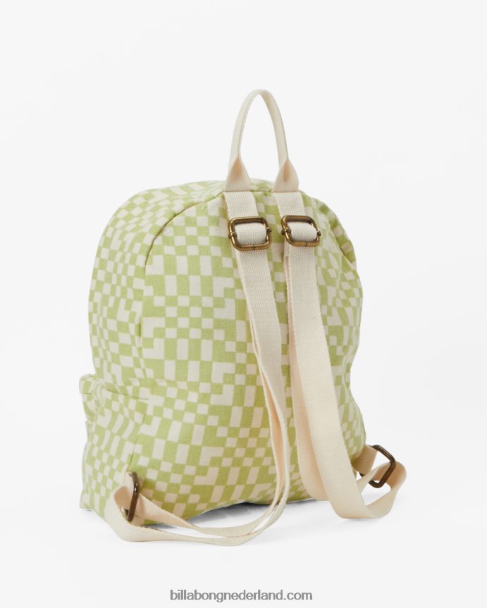 Billabong vrouwen mini mama canvas rugzaklichte limoen 4D20H2403