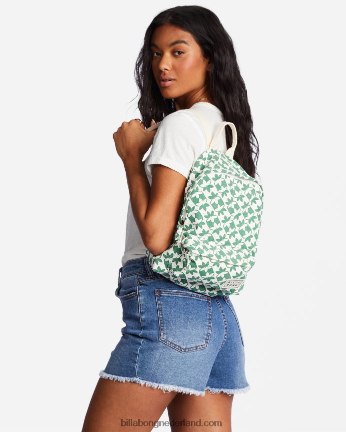 Billabong vrouwen mini mama canvas rugzakzoet gras 4D20H2472