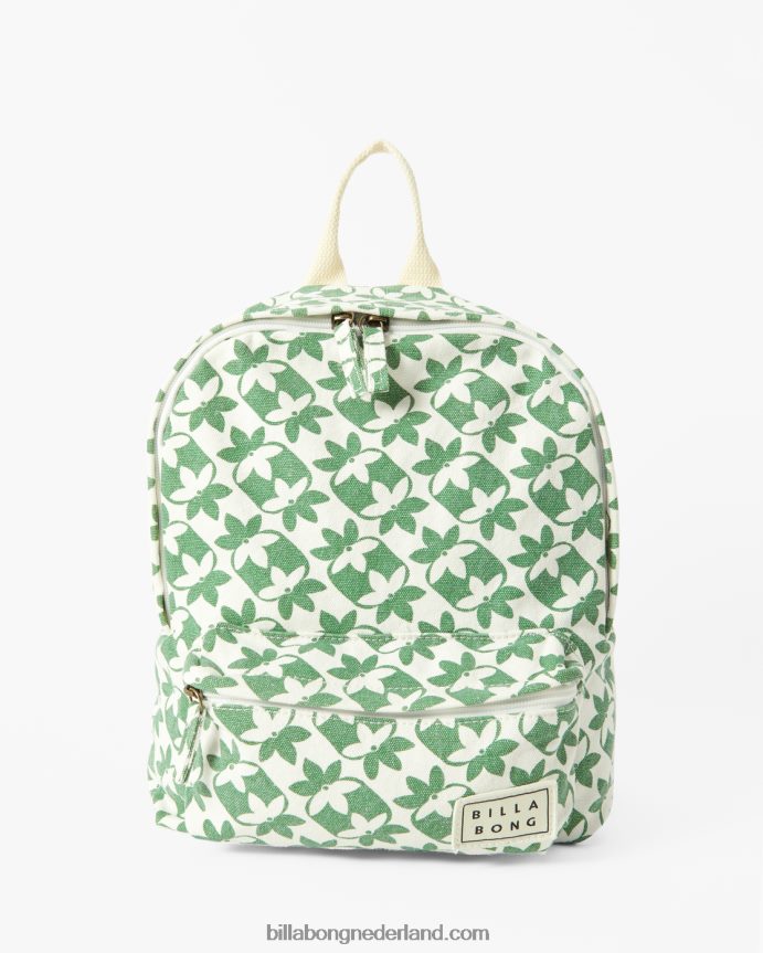 Billabong vrouwen mini mama canvas rugzakzoet gras 4D20H2472