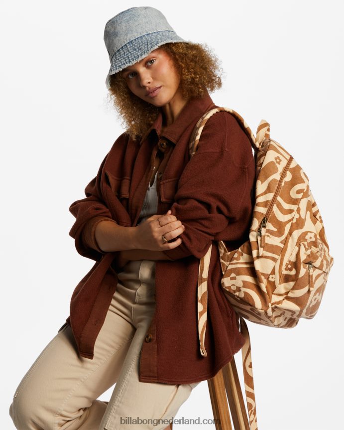 Billabong vrouwen scholen uit canvas rugzakcider 4D20H2446