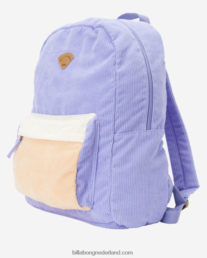 Billabong vrouwen scholen uit corduroy rugzakuit het niets 4D20H2439