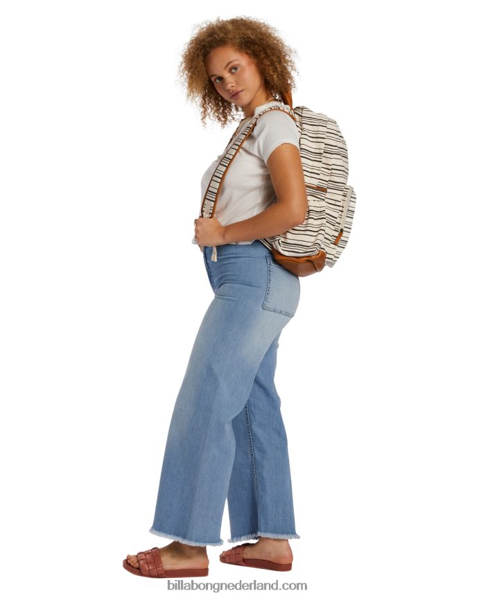 Billabong vrouwen thuis buitenland canvas rugzakzwarte kiezelsteen 4D20H2427