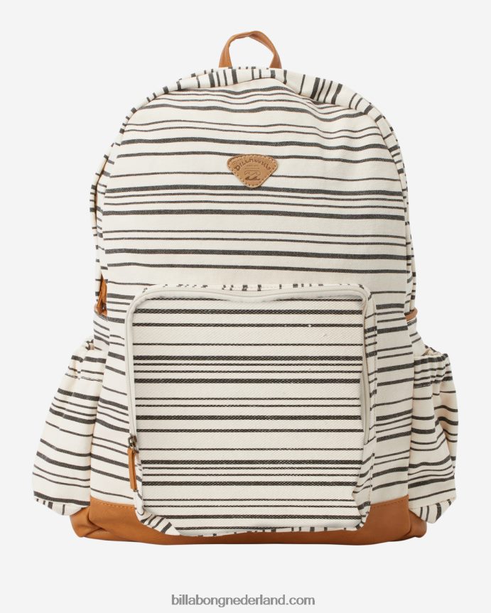 Billabong vrouwen thuis buitenland canvas rugzakzwarte kiezelsteen 4D20H2427