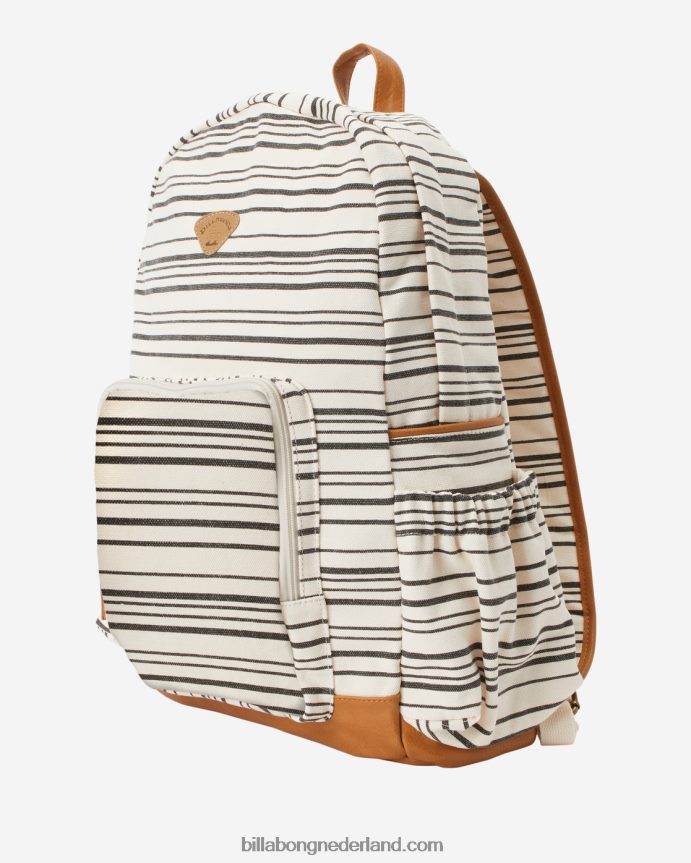Billabong vrouwen thuis buitenland canvas rugzakzwarte kiezelsteen 4D20H2427