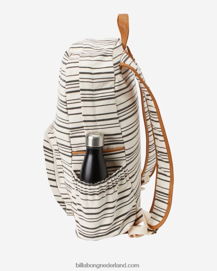 Billabong vrouwen thuis buitenland canvas rugzakzwarte kiezelsteen 4D20H2427