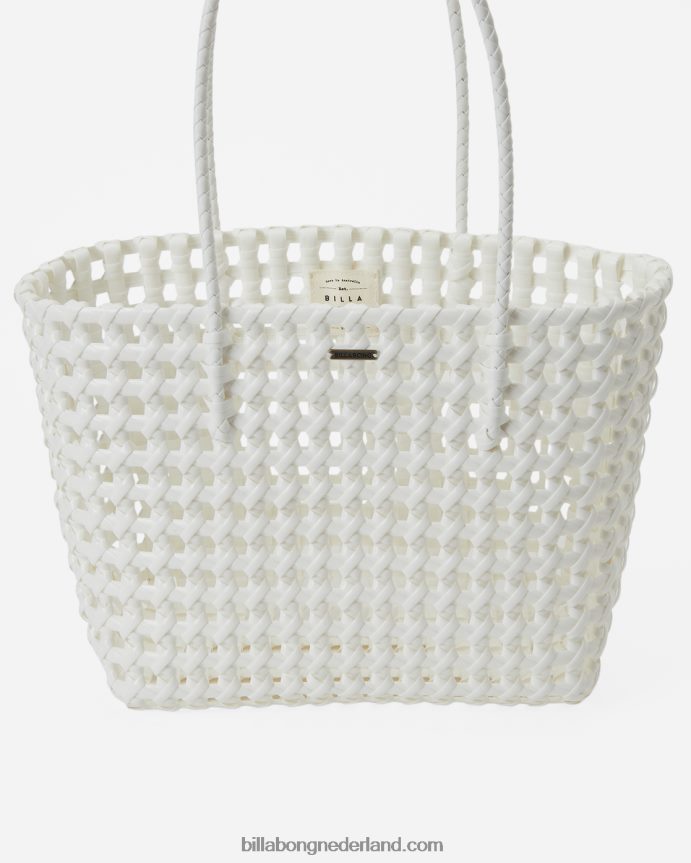 Billabong vrouwen draagtas aan de heldere kantzout kristal 4D20H2395