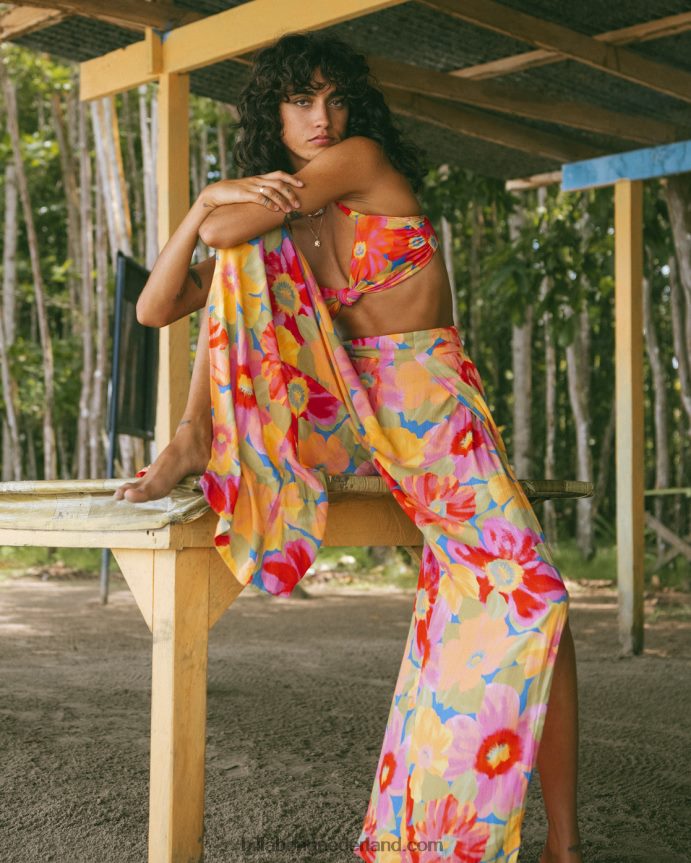 Billabong vrouwen gesplitste bloemenbroekmulti 4D20H1822