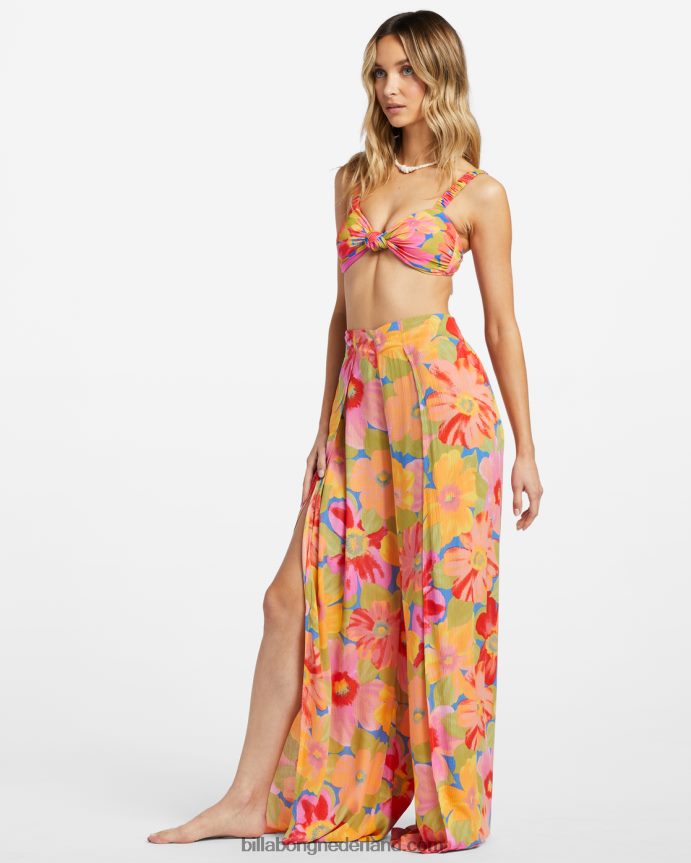 Billabong vrouwen gesplitste bloemenbroekmulti 4D20H1822