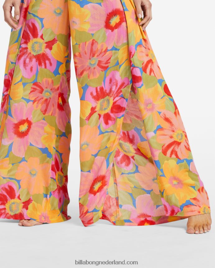 Billabong vrouwen gesplitste bloemenbroekmulti 4D20H1822