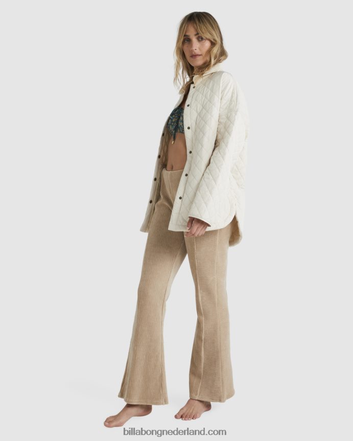 Billabong vrouwen goede dag uitlopende broekveren grijs 4D20H1864