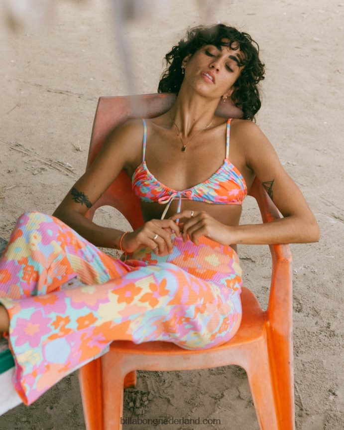 Billabong vrouwen kom terug cropped broekperzik taart 4D20H1785