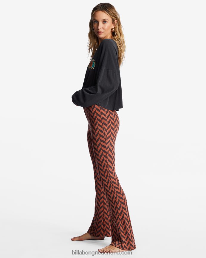 Billabong vrouwen nieuwe hoogtes wijd uitlopende broeksteen 4D20H2124