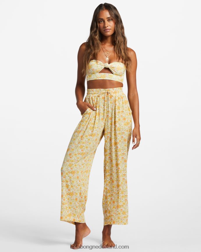 Billabong vrouwen zonnestralen gekreukte broekmulti 4D20H1837