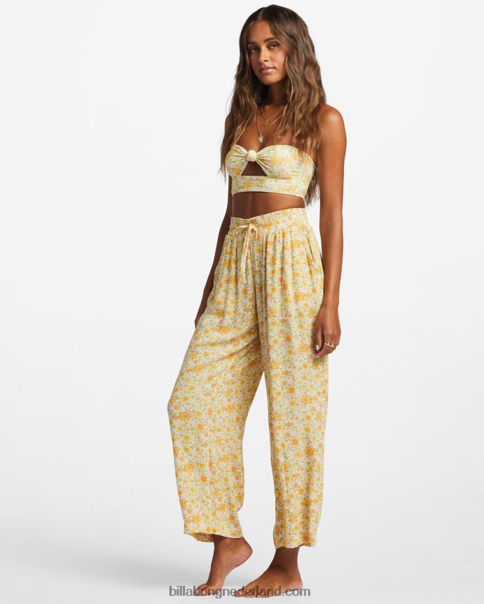 Billabong vrouwen zonnestralen gekreukte broekmulti 4D20H1837